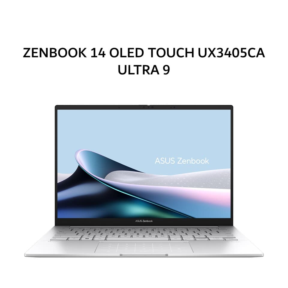 ASUS ZENBOOK 14 OLED 1100NITS TOUCH UX3405CA ULTRA 9 285H 32GB 1TB W11+OHS 14.0 3K 120HZ EVO SLV 3Y -OLEDS9314TM