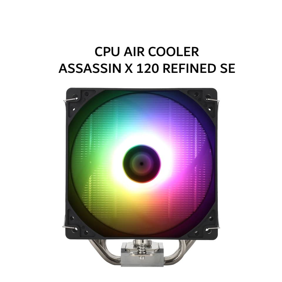 THERMALRIGHT CPU AIR COOLER ASSASSIN X 120 REFINED SE (1X 120MM BLACK FAN + 4X HEATPIPES) BLACK 1Y