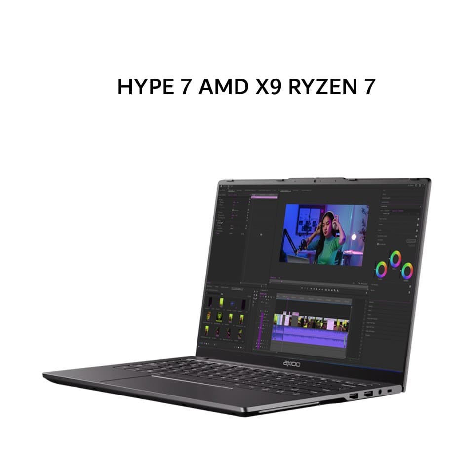 AXIOO HYPE 7 AMD X9 RYZEN 7 8745HS 32GB 512GB W11 14.0FHD IPS BLIT GRY