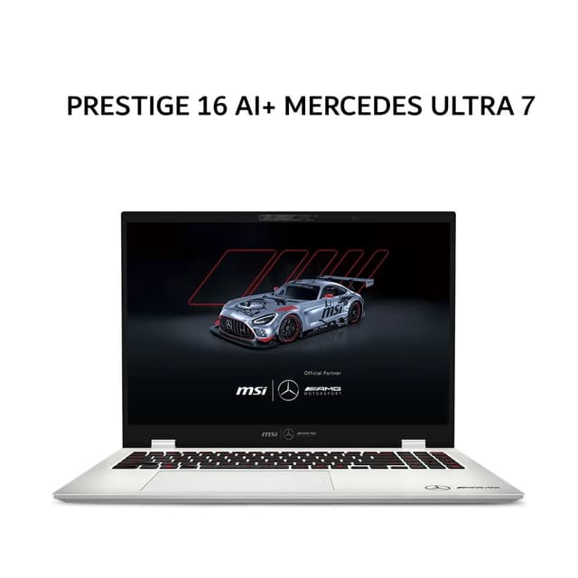 MSI PRESTIGE 16 AI+ MERCEDES OLED ULTRA 7 258V 32GB 1TB W11+OHS+M365B 16.0UHD+ BLIT 2Y SILVER