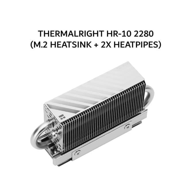 THERMALRIGHT HR-10 2280 (M.2 HEATSINK + 2X HEATPIPES) SILVER 1Y