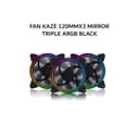 FAN KAZE 120MMX3 MIRROR TRIPLE ARGB BLACK - Variant 1