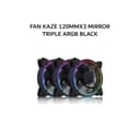 FAN KAZE 120MMX3 MIRROR TRIPLE ARGB BLACK - Image 2