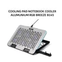 REXUS COOLING PAD NOTEBOOK COOLER ALUMUNIUM RGB BREEZE B145 - SILVER - Variant 1