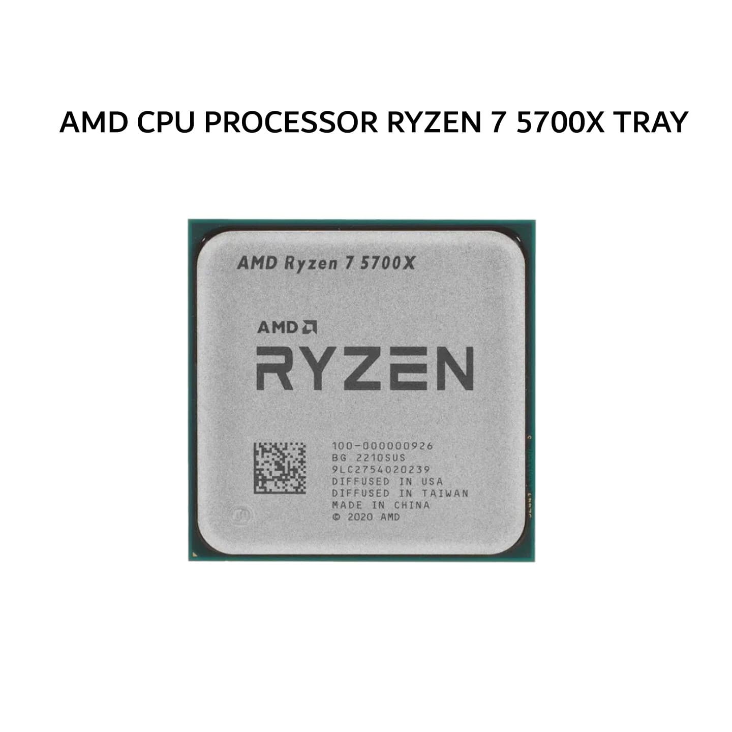 AMD CPU PROCESSOR RYZEN 7 5700X (8C/16T + 3.4-4.6GHZ) 32MB CACHE TDP 65W AM4 3X TRAY