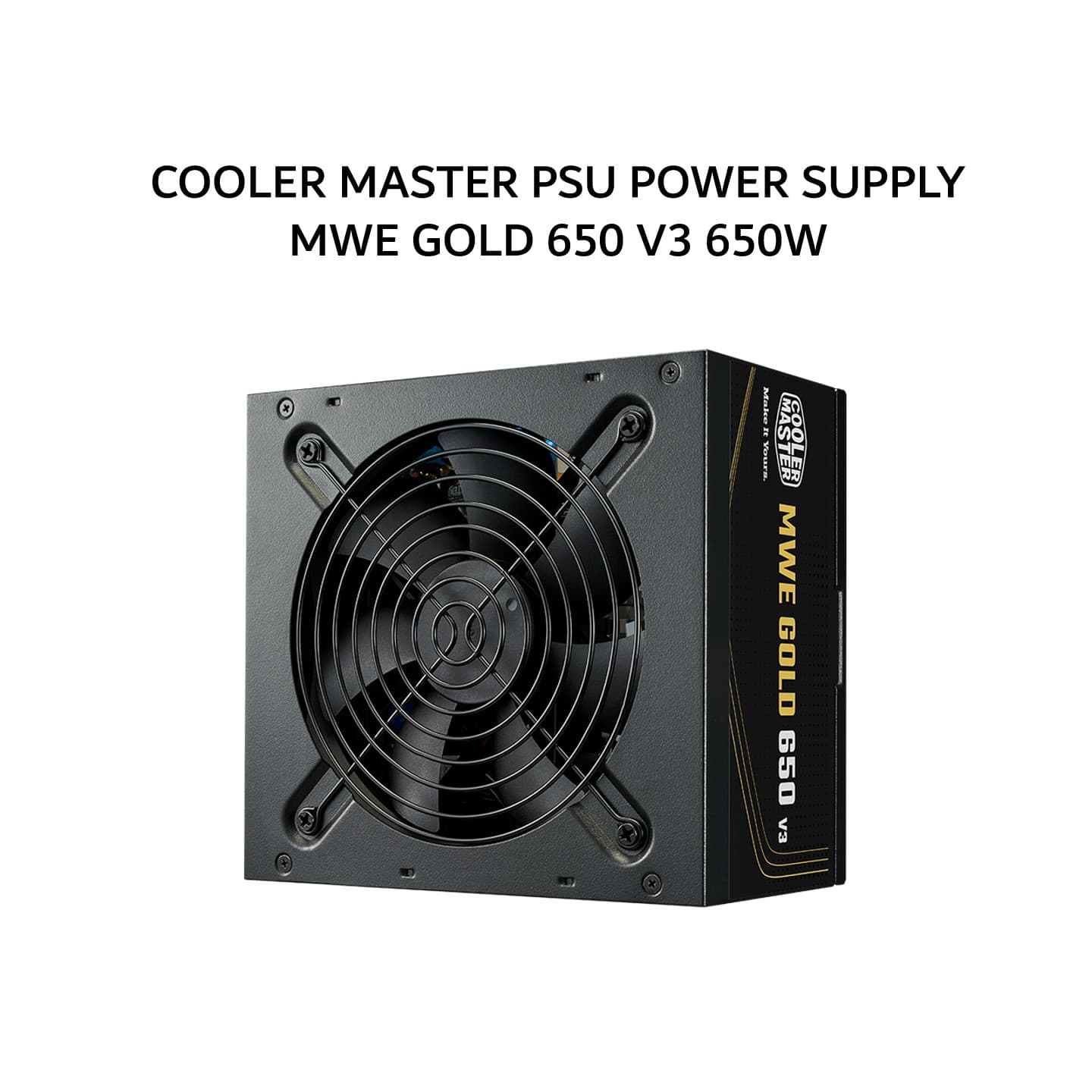 COOLER MASTER PSU POWER SUPPLY MWE GOLD 650 V3 650W (80+ GOLD) ATX 3.1 BLACK 5X
