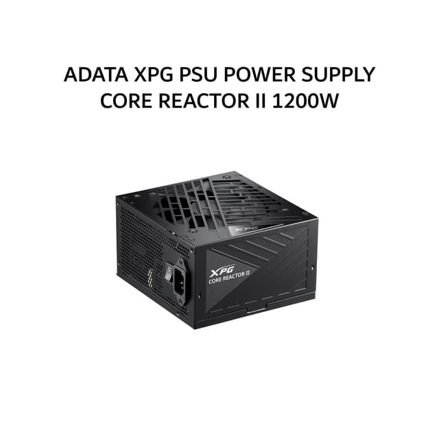 ADATA XPG PSU POWER SUPPLY CORE REACTOR II 1200W (80+ GOLD) FULLY MODULAR ATX 3.1 PCIE 5.1 BLACK 10Y