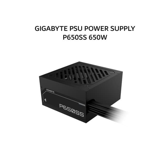 GIGABYTE PSU POWER SUPPLY P650SS 650W (80+ SILVER) BLACK 3Y