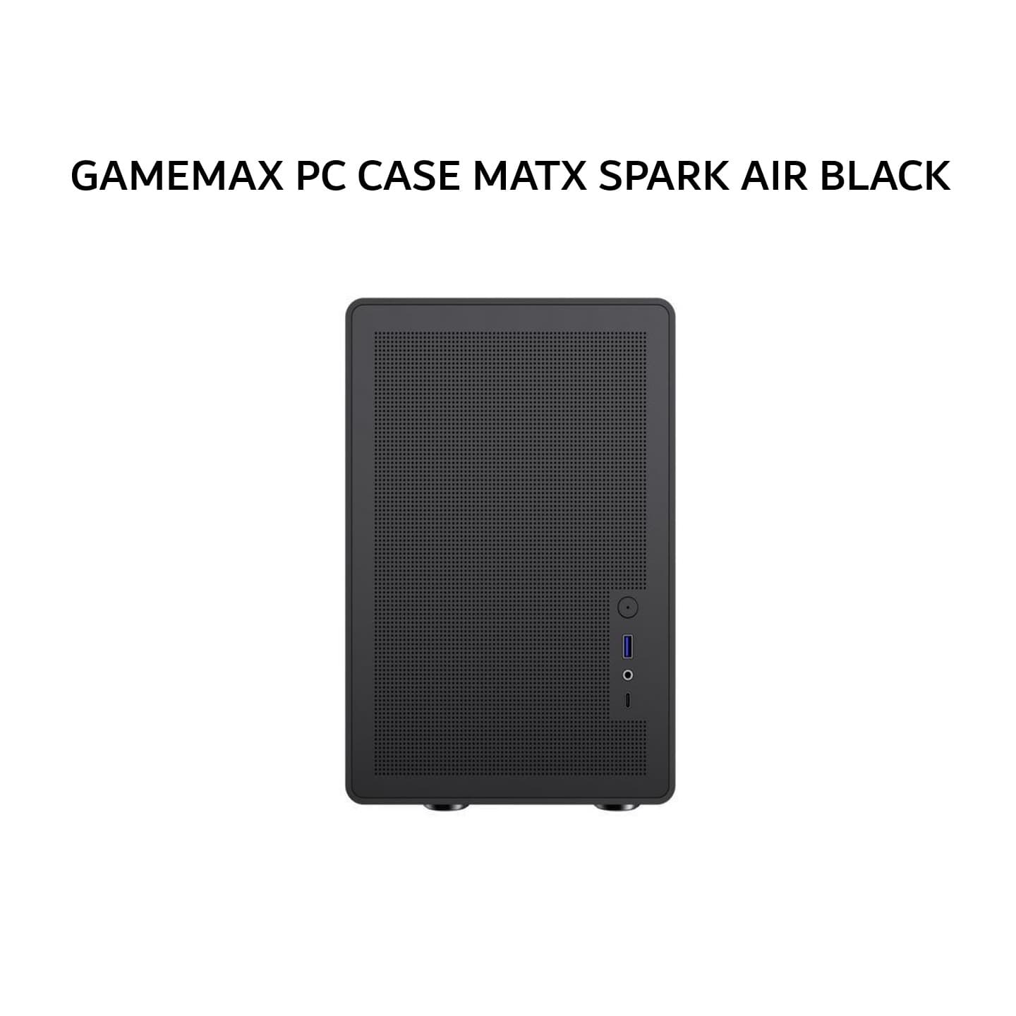 GAMEMAX PC CASE MATX SPARK AIR BLACK 1X