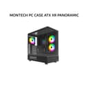 MONTECH PC CASE ATX XR PANORAMIC (3X 120MM ARGB FANS) BLACK 1X - Variant 1
