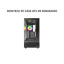 MONTECH PC CASE ATX XR PANORAMIC (3X 120MM ARGB FANS) BLACK 1X - Image 1