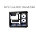 OCYPUS PC CASE ATX IOTA C70 DUAL CHAMBER (6X 120MM ARGB FANS + DIGITAL DISPLAY) BLACK 1X - Variant 1