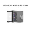 OCYPUS PC CASE ATX IOTA C70 DUAL CHAMBER (6X 120MM ARGB FANS + DIGITAL DISPLAY) BLACK 1X - Image 1