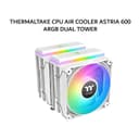 THERMALTAKE CPU AIR COOLER ASTRIA 600 ARGB DUAL TOWER (2X 120MM BLACK FAN + 6 HEATPIPES) WHITE 2Y - Variant 1