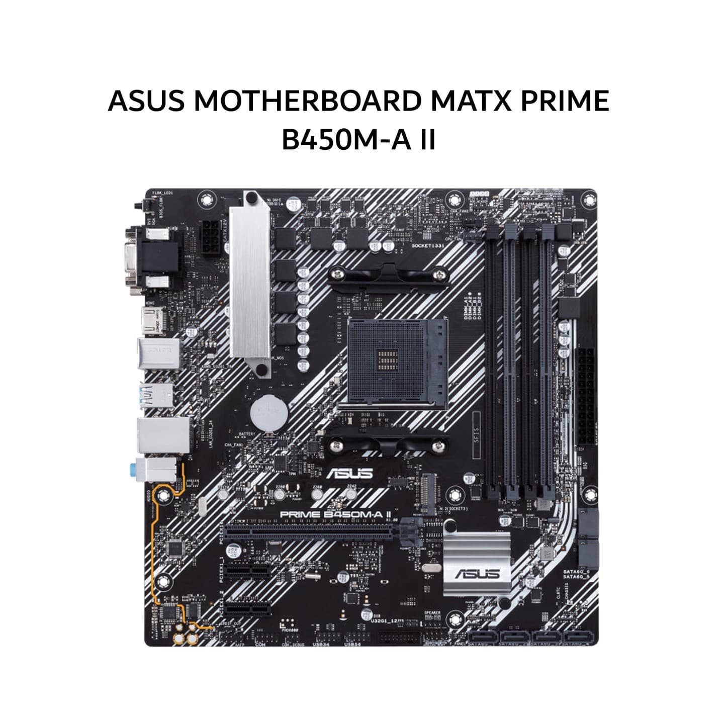 ASUS MOTHERBOARD MATX PRIME B450M-A II DDR4 AM4 /AMD 3X