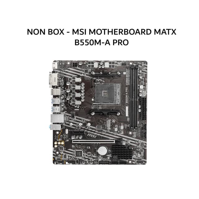 NON BOX - MSI MOTHERBOARD MATX B550M-A PRO DDR4 AM4 /AMD 3Y