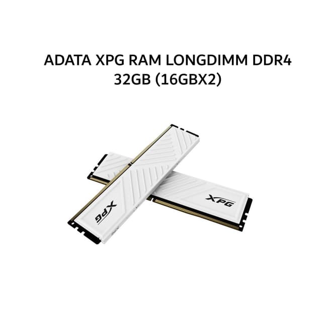 ADATA XPG RAM LONGDIMM DDR4 32GB (16GBX2) 3200MHZ GAMMIX D35 WHITE