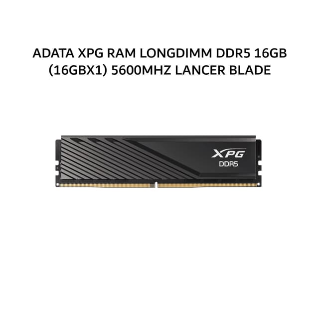 ADATA XPG RAM LONGDIMM DDR5 16GB (16GBX1) 5600MHZ LANCER BLADE BLACK
