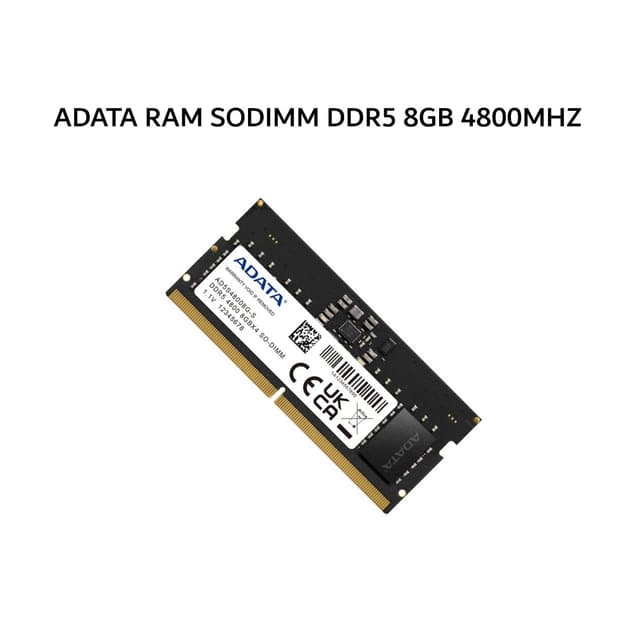 ADATA RAM SODIMM DDR5 8GB 4800MHZ
