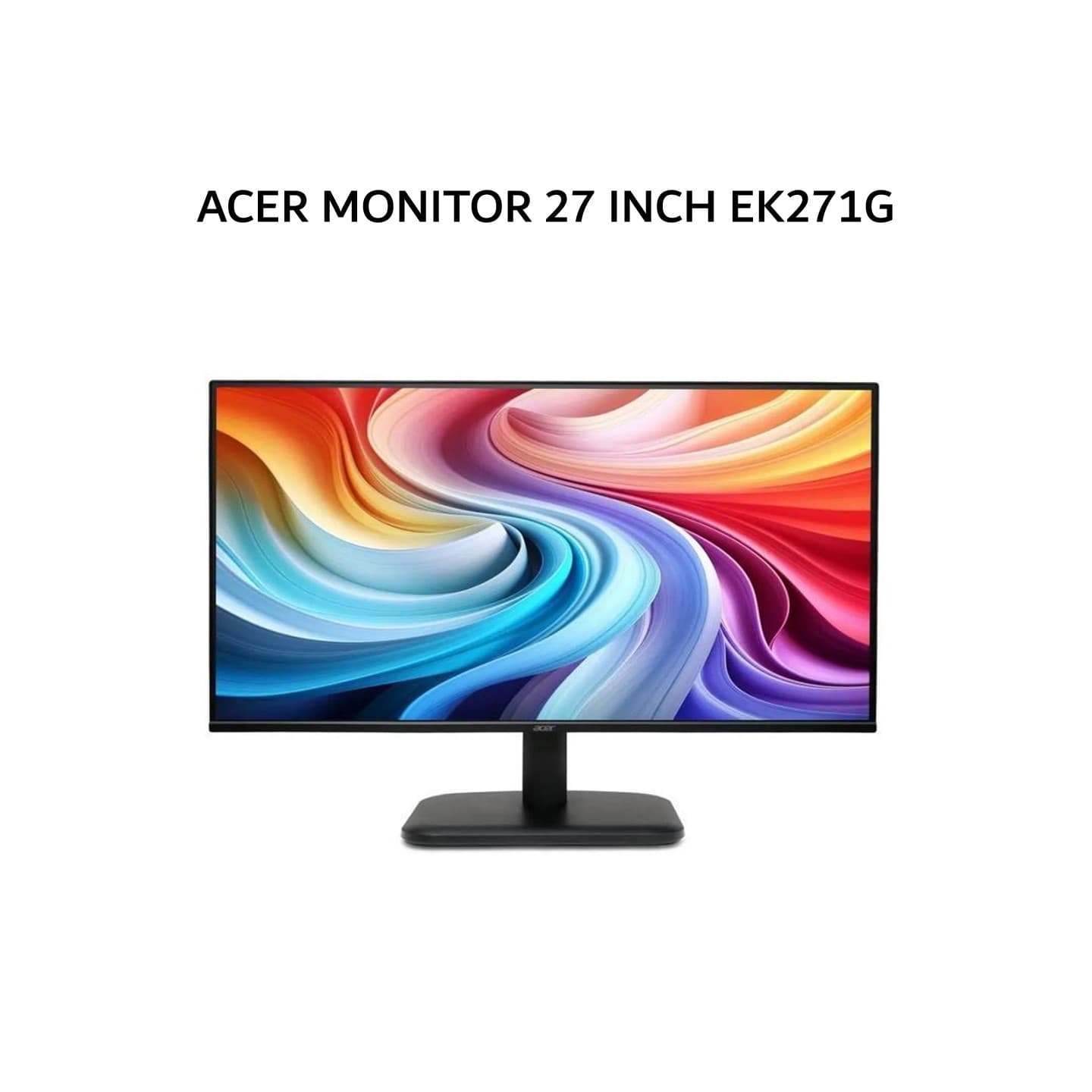 ACER MONITOR 27 INCH EK271G IPS FHD 1080P 1MS 120HZ 3Y SERVICE + 1Y AADP