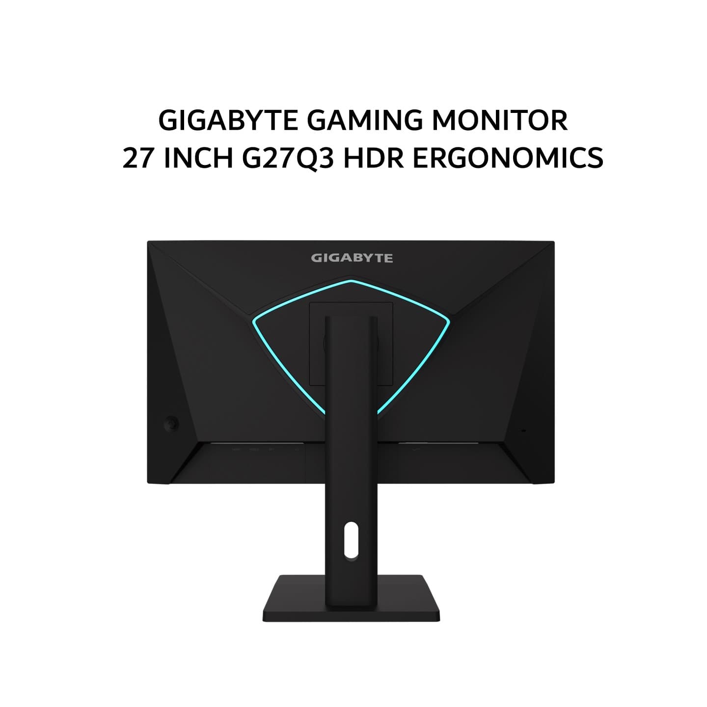 GIGABYTE GAMING MONITOR 27 INCH SS IPS QHD 2K 1440P 1MS 320HZ G27Q3 HDR ERGONOMICS 3Y