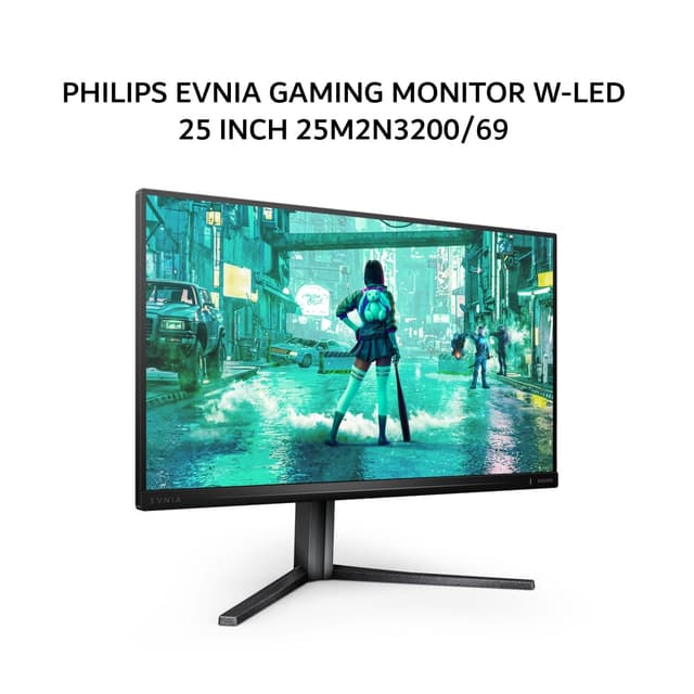 PHILIPS EVNIA GAMING MONITOR W-LED 25 INCH 25M2N3200/69 IPS FHD 1080P 1MS 180HZ HDR10 HDMIDP 3Y