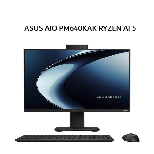 ASUS AIO PM640KAK RYZEN AI 5 330 16GB 512GB W11+OHS 23.8FHD 2Y BLK -B5150WS