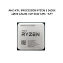 AMD CPU PROCESSOR RYZEN 5 5600X (6C/12T + 3.7-4.6GHZ) 32MB CACHE TDP 65W AM4 TRAY - Variant 1