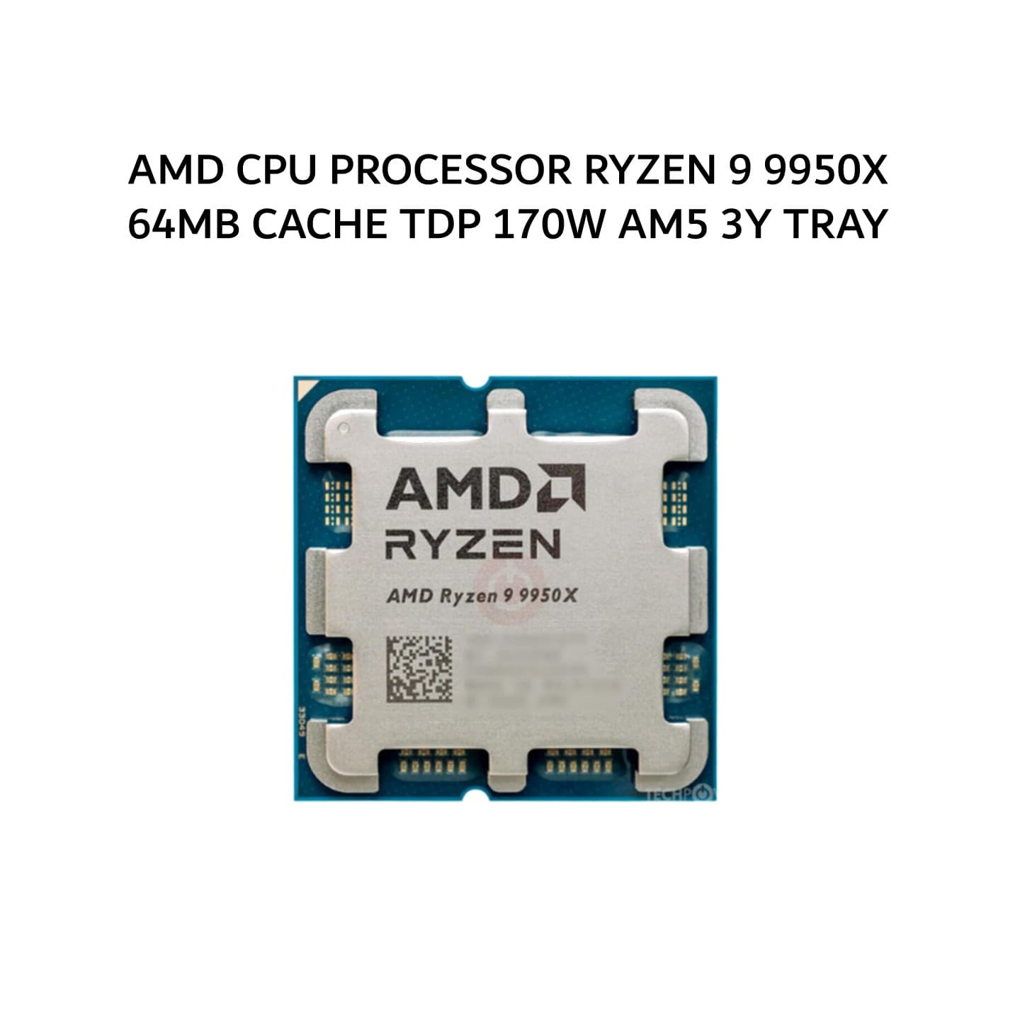 AMD CPU PROCESSOR RYZEN 9 9950X (16C/32T + 4.3-5.7GHZ) 64MB CACHE TDP 170W AM5 3Y TRAY