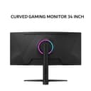 DIGITAL ALLIANCE CURVED GAMING MONITOR 34 INCH 1500R UWQHD 2K 1440P 1MS 240HZ BLACK DP HDMI MX340 2Y - Image 1