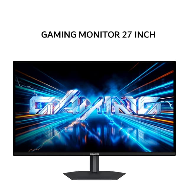GIGABYTE GAMING MONITOR 27 INCH QD-OLED QHD 2K 1440P 003MS 240HZ GO27Q24A HDR10 USB-C ERGONOMICS 3Y