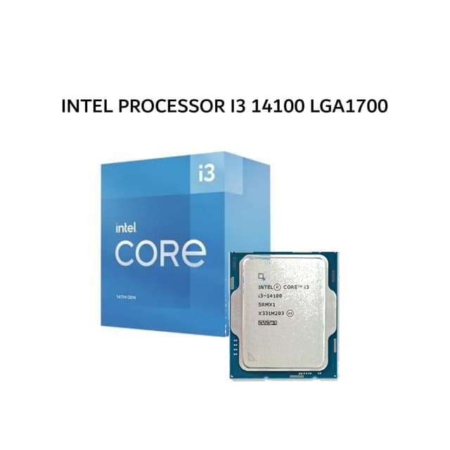 INTEL PROCESSOR I3 14100 LGA1700 3Y