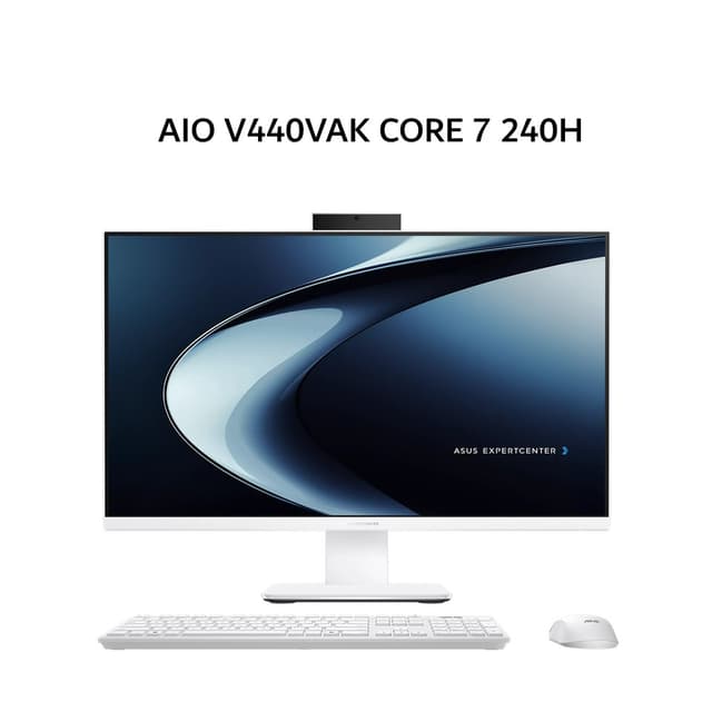 ASUS AIO V440VAK CORE 7 240H 16GB 1TB W11+OHS 23.8FHD WHT -W711WOM