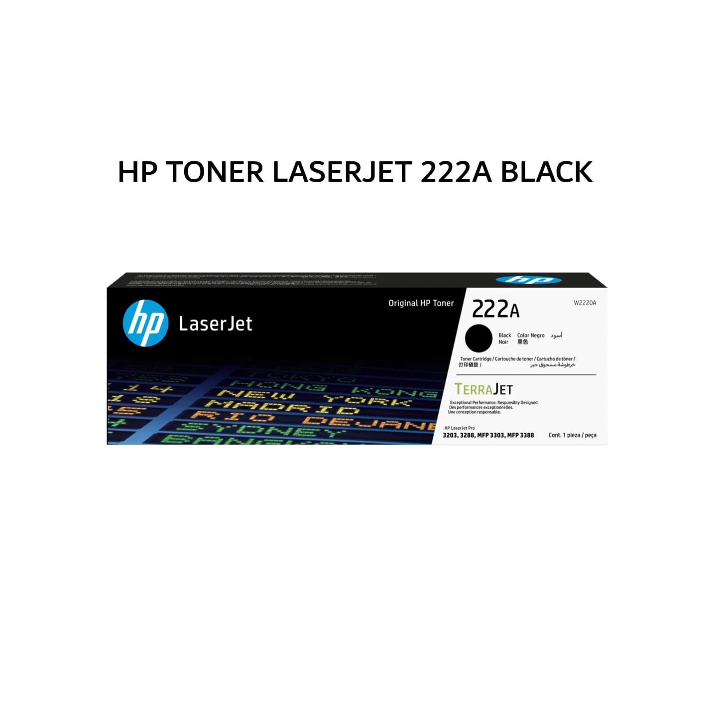 HP TONER LASERJET 222A BLACK