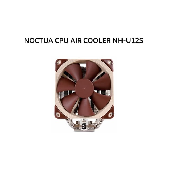 NOCTUA CPU AIR COOLER NH-U12S (1X 120MM NF-F12 PWM FAN + 5 HEATPIPES) BROWN 6Y