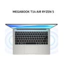TECNO MEGABOOK T14 AIR RYZEN 5 7535HS 16GB 512GB W11 14.0WUXGA 100SRGB 999GRAM 2Y GRY - Image 1