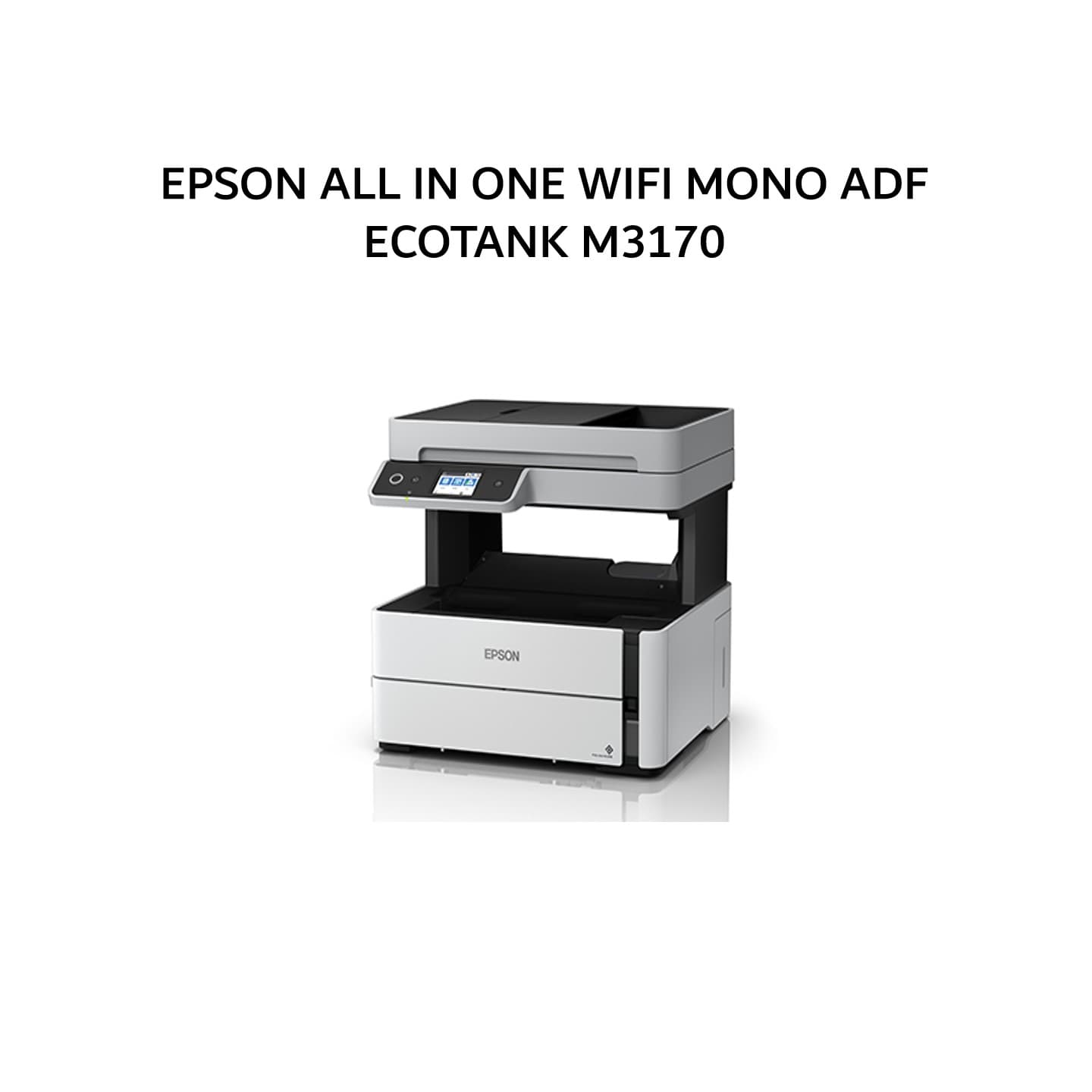 EPSON ALL IN ONE WIFI MONO ADF ECOTANK M3170 2Y