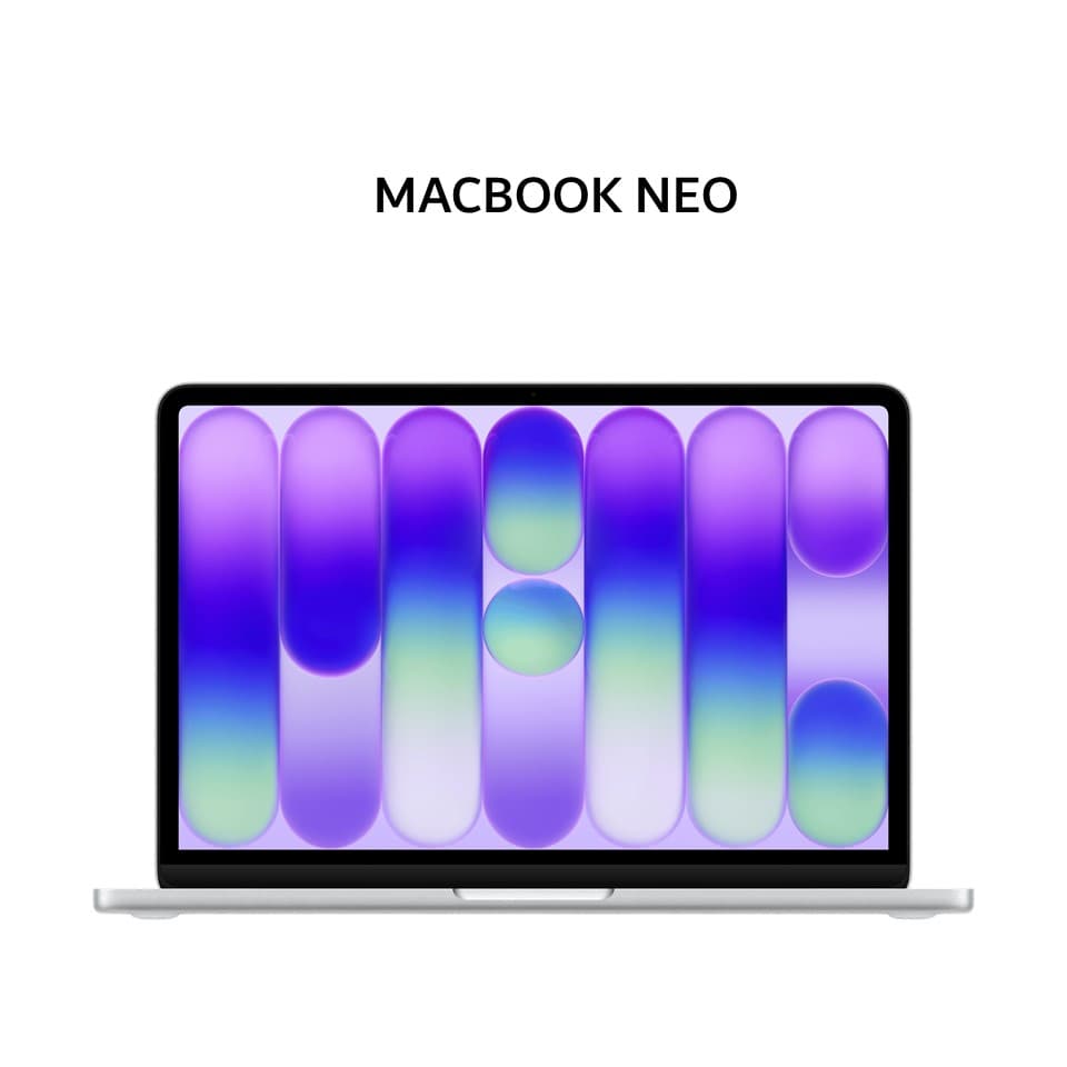 APPLE MACBOOK NEO 13 A18 PRO 6C CPU 8GB 512GB 13.0 TOUCH ID GRS RSMI INDONESIA SILVER -MHFC4ID