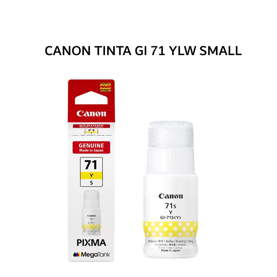 CANON TINTA GI 71 YLW SMALL