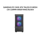 GAMDIAS PC CASE ATX TALOS E3 MESH (3X 120MM ARGB FANS) BLACK 2Y - Image 1