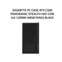 GIGABYTE PC CASE ATX C500 PANORAMIC STEALTH HID-CON (4X 120MM ARGB FANS) BLACK 2Y - Image 2