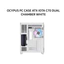 OCYPUS PC CASE ATX IOTA C70 DUAL CHAMBER (6X 120MM ARGB FANS + DIGITAL DISPLAY) WHITE 1Y - Image 2