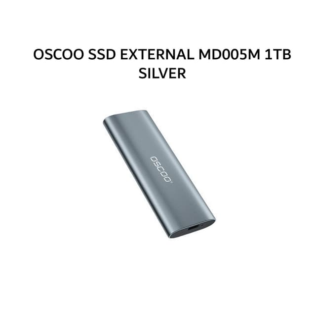 OSCOO SSD EXTERNAL MD005M 1TB SILVER 3Y - UP TO 430 MB/S