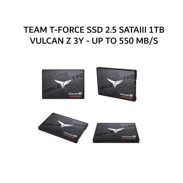 TEAM T-FORCE SSD 2.5 SATAIII 1TB VULCAN Z 3Y - UP TO 550 MB/S