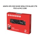ADATA XPG SSD NVME GEN4 S70 BLADE 2TB PCIE 4.0 M.2 2280 5Y - UP TO 7400 MB/S - Variant 1