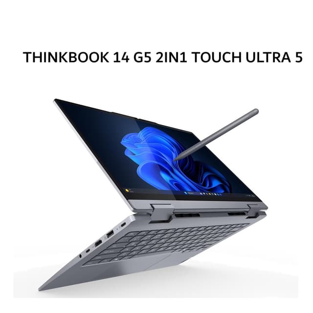 LENOVO THINKBOOK 14 G5 2IN1 TOUCH ULTRA 5 225U 16GB 512GB W11+OHS 14.0WUXGA IPS 2/2/2 GRY -2XID