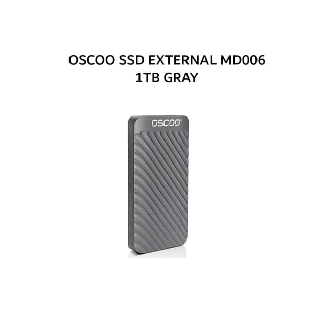 OSCOO SSD EXTERNAL MD006 1TB GRAY 3Y - UP TO 1800 MB/S