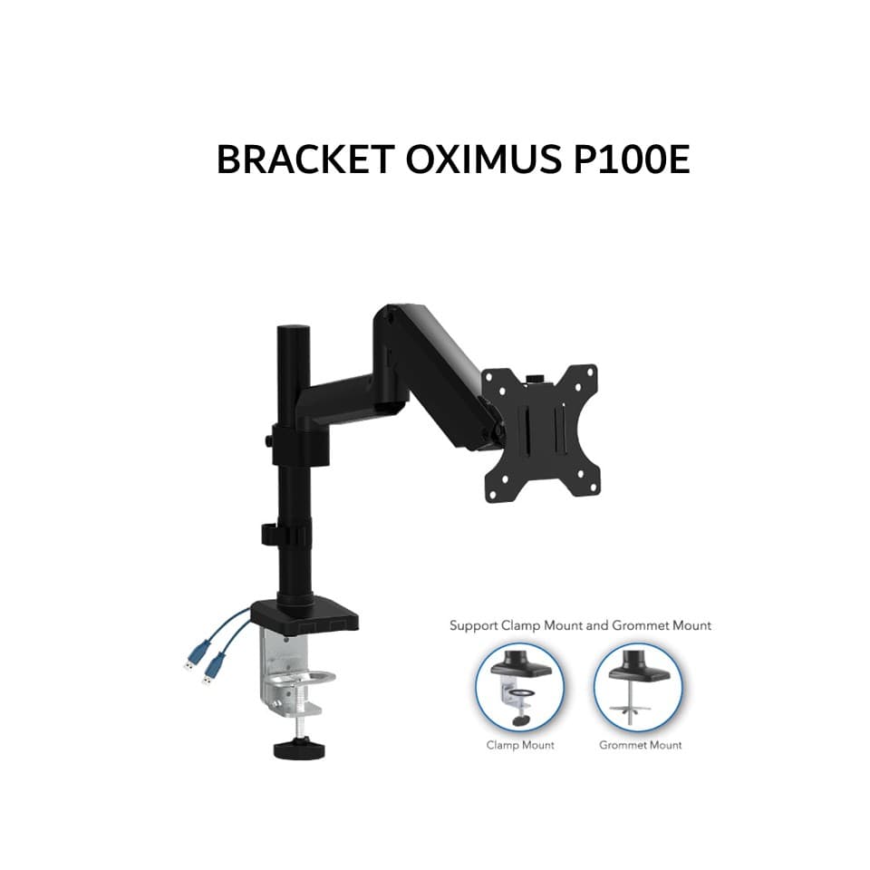 BRACKET OXIMUS P100E BLACK