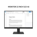 LENOVO MONITOR 22 INCH S22-4E IPS FHD 1080P 4MS 100HZ BLACK 3Y (BUNDLE PC DESKTOP) - Variant 1