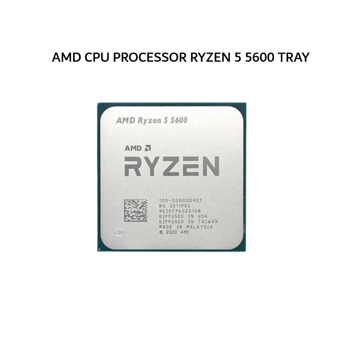 AMD CPU PROCESSOR RYZEN 5 5600 (6C/12T + 3.5-4.4GHZ) 32MB CACHE TDP 65W AM4 TRAY